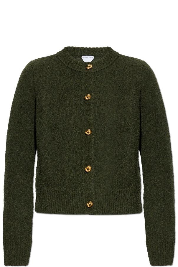 Cardigan with wool trim od Bottega Veneta