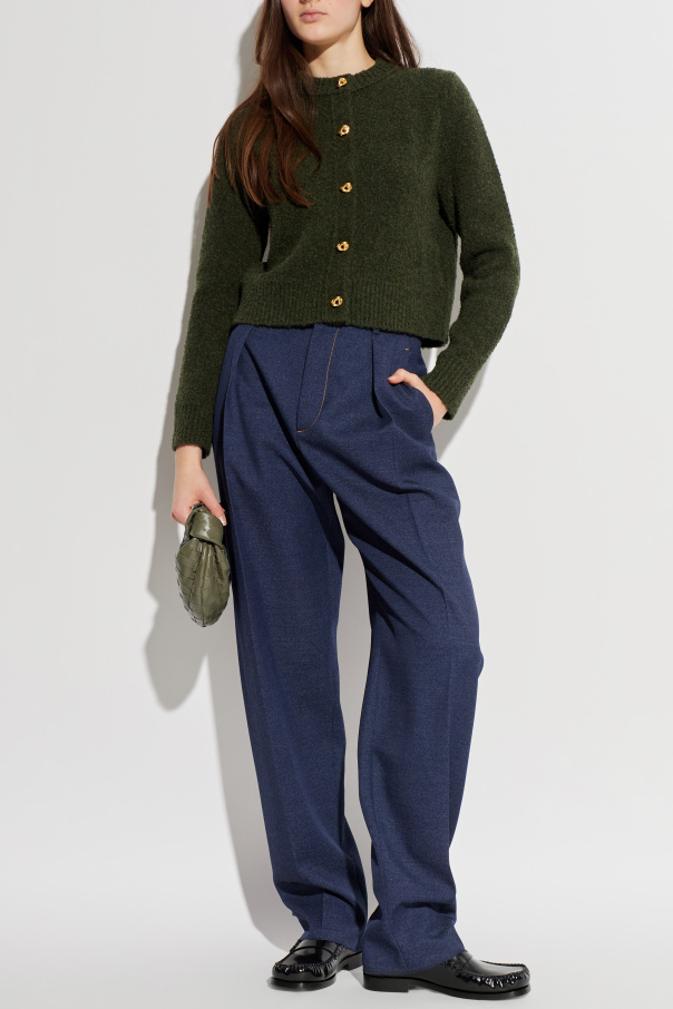 Bottega Veneta Cárdigan con acabado de lana