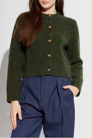 Bottega Veneta Cárdigan con acabado de lana