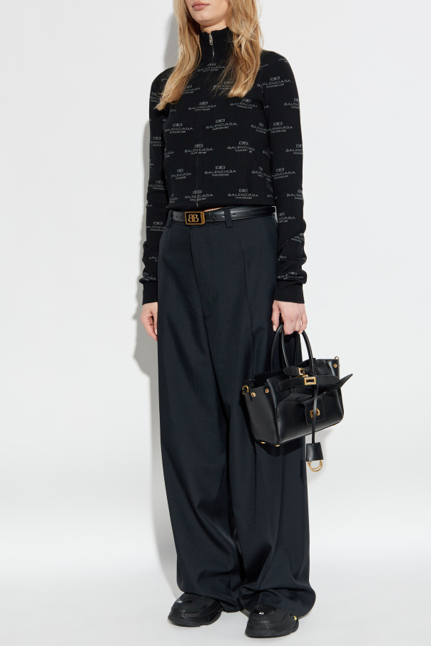 Balenciaga Cárdigan con logo