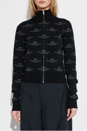 Balenciaga Cárdigan con logo