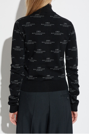 Balenciaga Cárdigan con logo