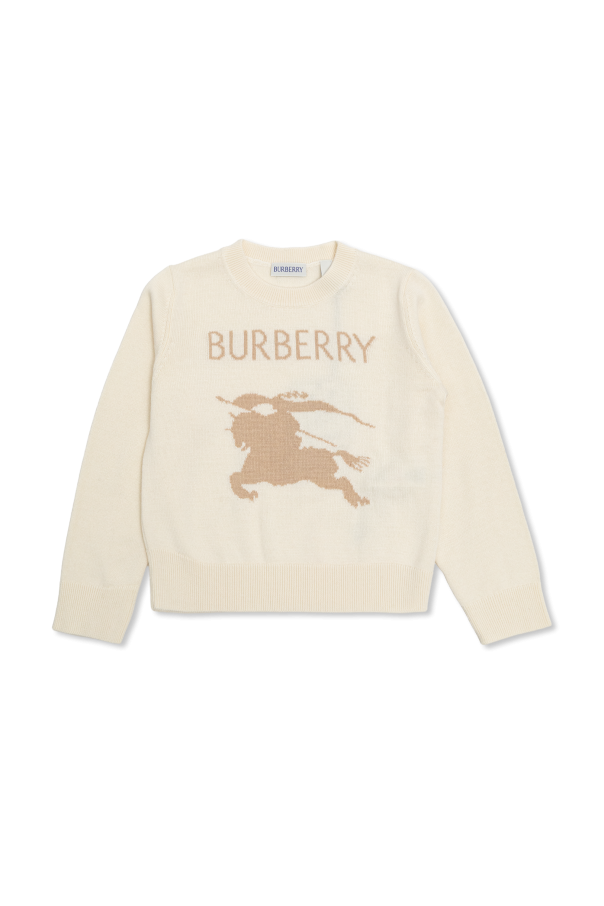 Sweater with logo od Burberry Kids