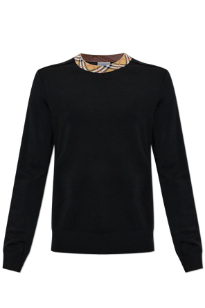 Jersey de lana de cuadros