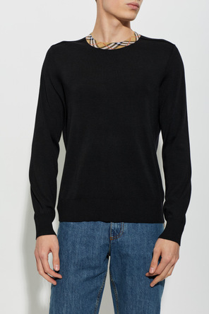 Burberry Wool plaid sweater