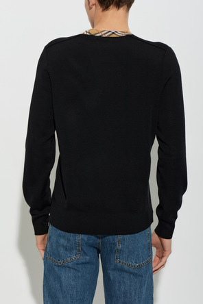 Burberry Wool plaid sweater