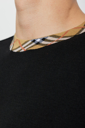 Burberry Wool plaid sweater