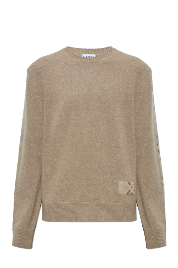 Wool sweater with a crew neck od Burberry