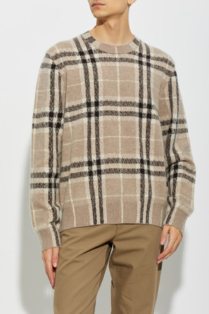 Burberry Jersey de cachemir con estampado de cuadros