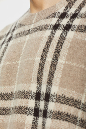 Burberry Jersey de cachemir con estampado de cuadros