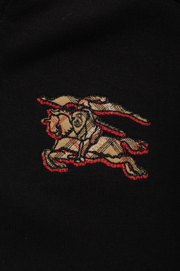 Burberry Kids Sweatshirt com logótipo bordado