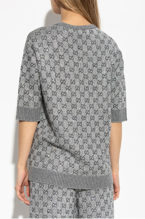 Gucci Sweater with Lurex thread and shimmering appliqués