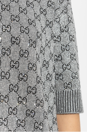 Gucci Sweater with Lurex thread and shimmering appliqués