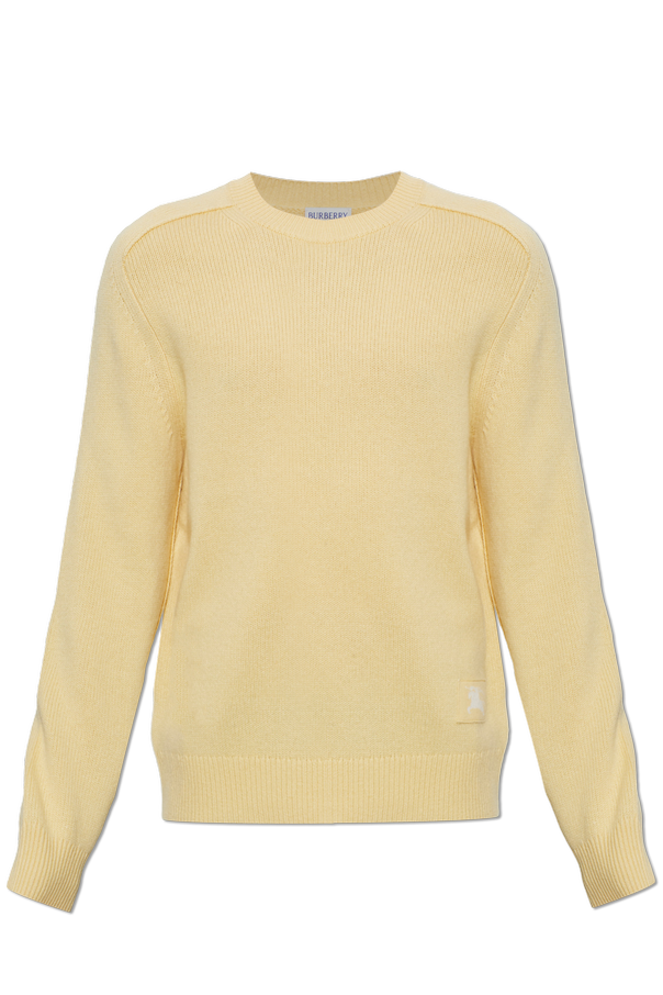 Cashmere sweater with a round neckline od Burberry