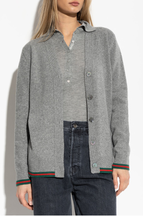 Gucci Cardigan with signature belt Web