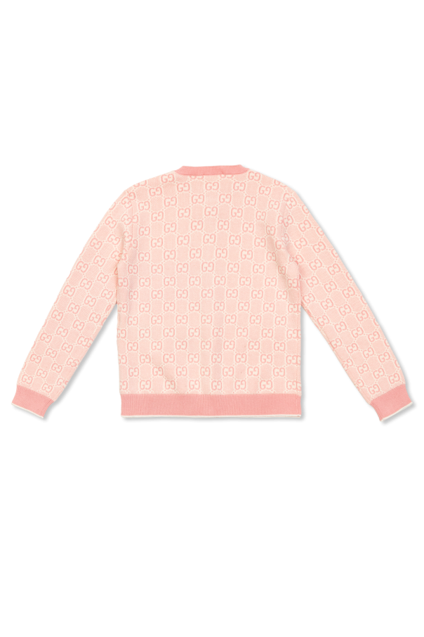 Gucci Kids Cardigan with GG pattern