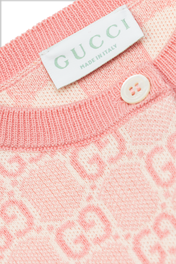 Gucci Kids Cardigan with GG pattern