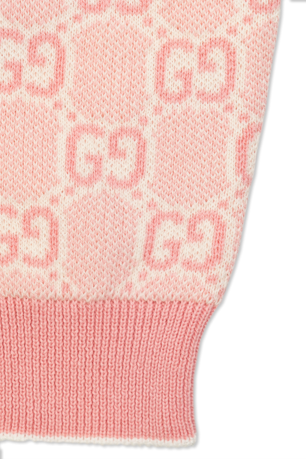 Gucci Kids Cardigan with GG pattern