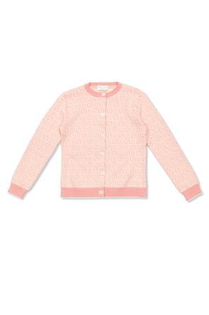 Cardigan with GG pattern