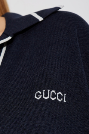 Gucci Suéter con logo bordado