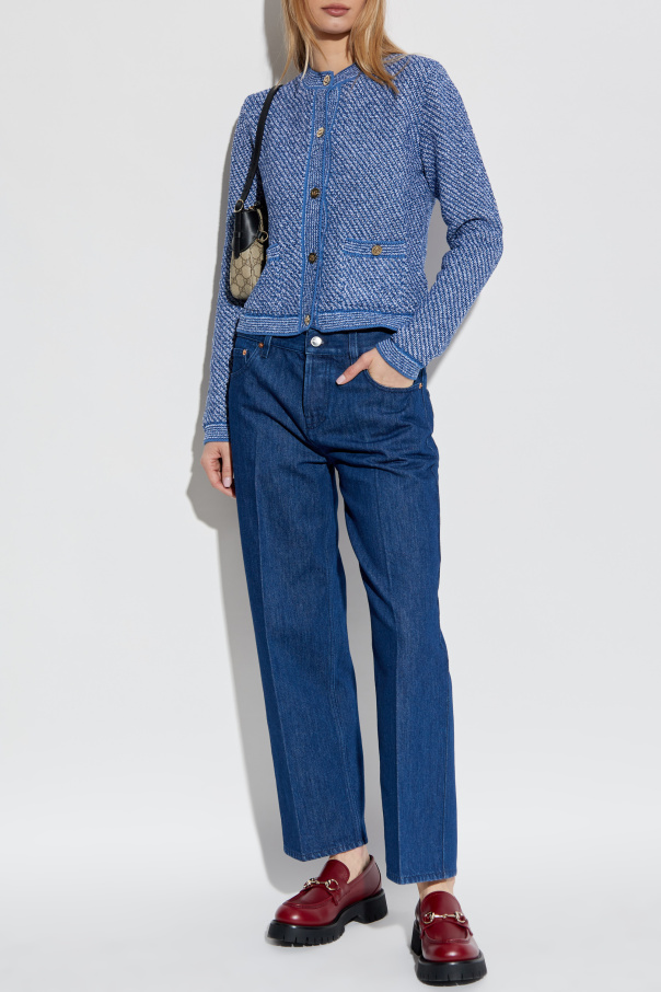 Gucci Cardigan mit Taschen