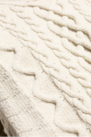 Bottega Veneta Suéter de lana con patrón de tejido decorativo