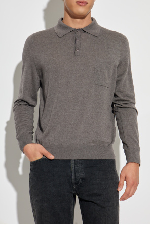 Saint Laurent Polo de lana
