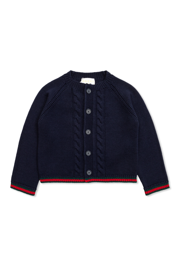 Wool cardigan od Gucci Kids