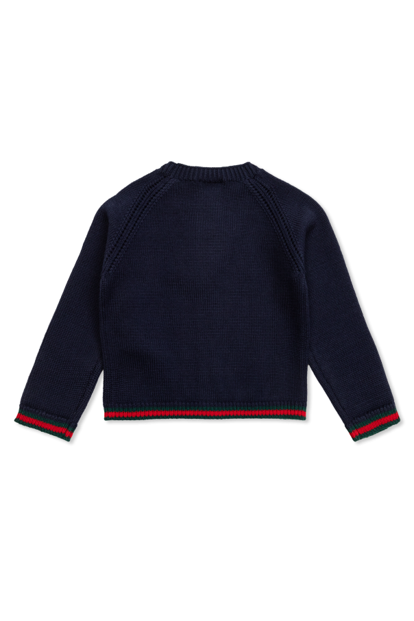 Gucci Kids Cárdigan de lana