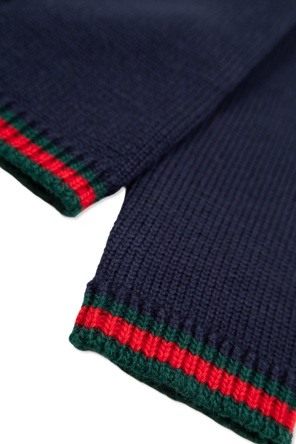 Gucci Kids Cárdigan de lana