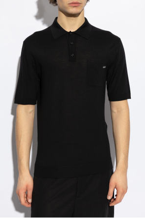 Gucci Polo de lana con bolsillo