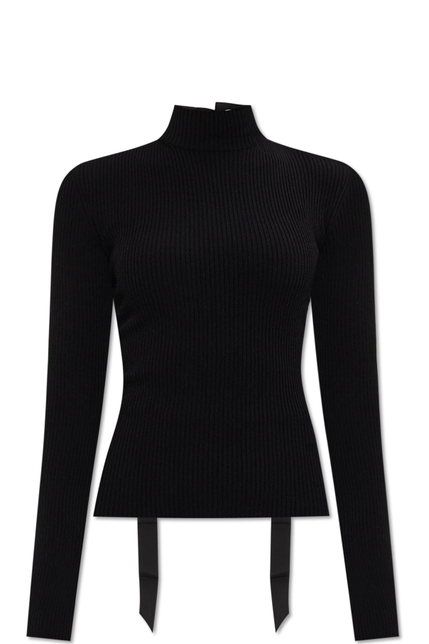 Top with decorative ribbon weaving, zdjęcie 1 Top with decorative ribbon weaving od Balenciaga