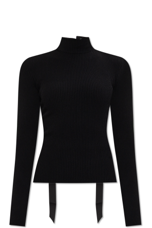 Top with decorative ribbon weaving