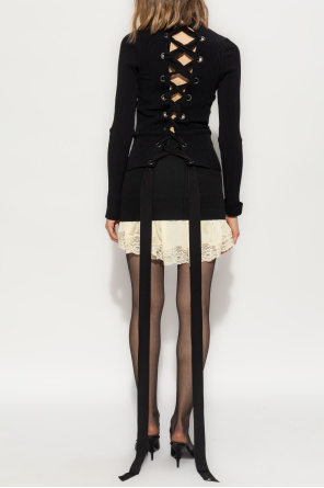 Balenciaga Top mit dekorativer Schleifenverflechtung