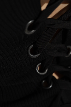 Balenciaga Top mit dekorativer Schleifenverflechtung