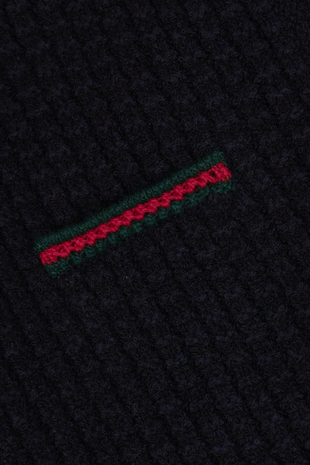Gucci Kids Strickjacke mit Taschen