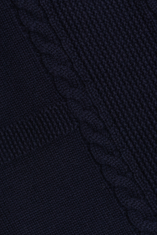 Gucci Kids Vestido de lana de manga corta