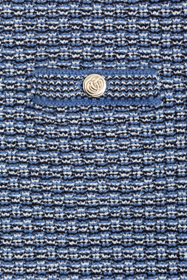 Gucci Kids Vestido de tweed