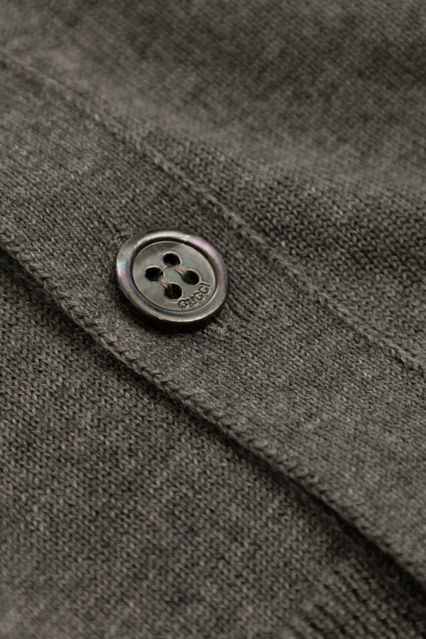 Gucci Kids cárdigan de lana