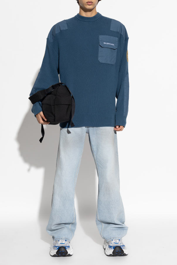 Balenciaga Suéter con logo