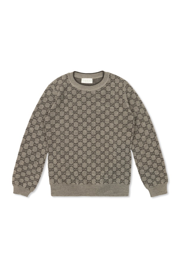 Sweater with 'GG' pattern od Gucci Kids