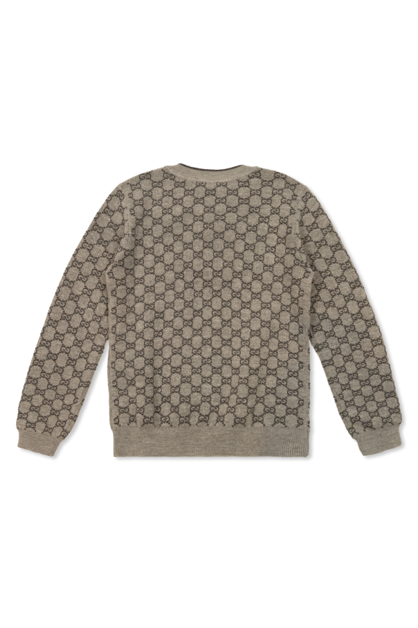 Gucci Kids Sweater with 'GG' pattern