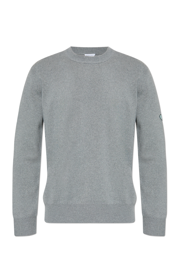 Sweater with a patch on the sleeve od Bottega Veneta