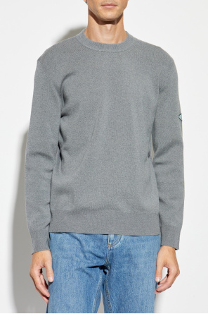 Bottega Veneta Sweter z naszywką na rękawie