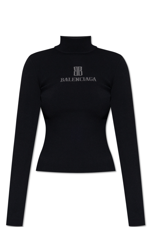 Turtleneck with logo od Balenciaga