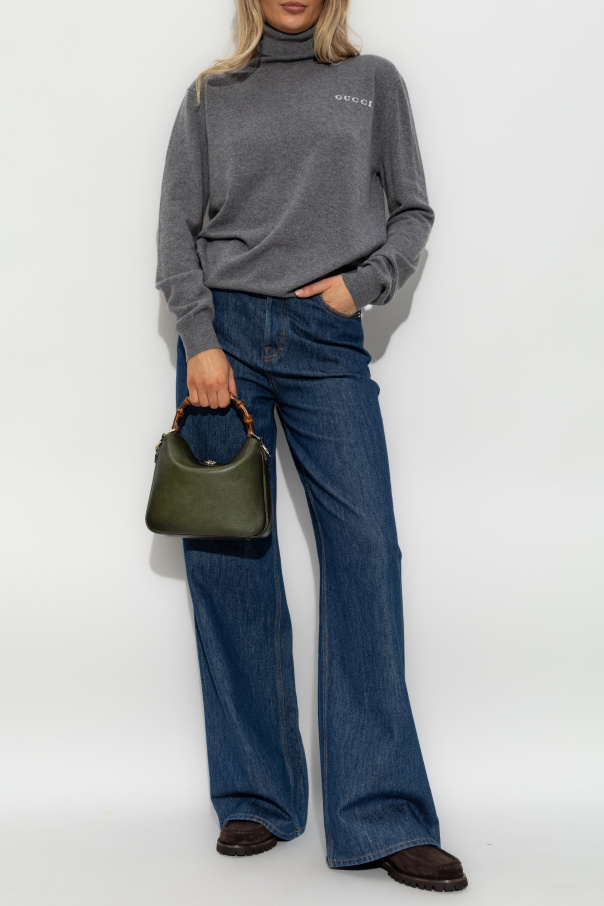 Gucci Jersey de cuello alto de cachemir