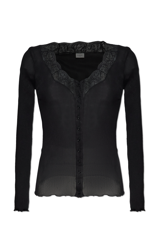 Top with lace insert od Saint Laurent