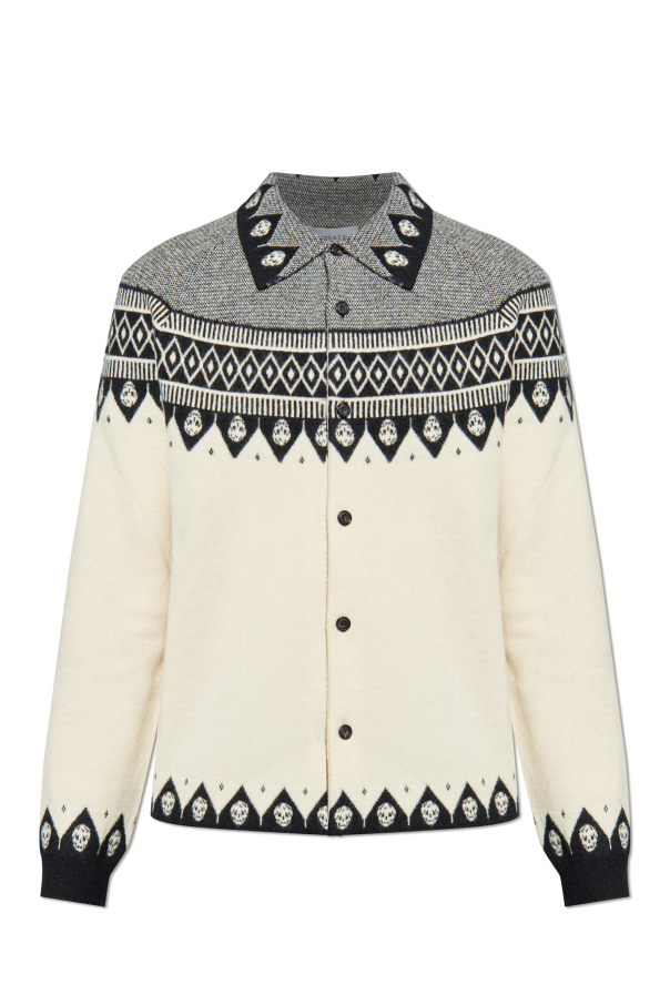 Wool cardigan od Alexander McQueen