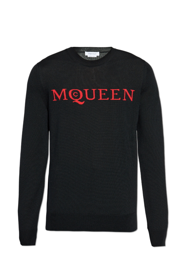 Wool sweater with logo od Alexander McQueen