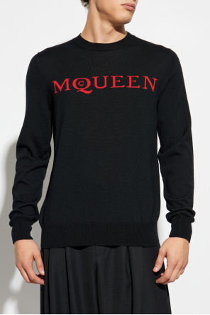 Alexander McQueen Wool sweater with logo